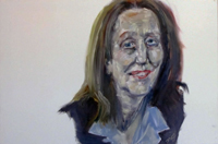 Jane Durham - Haringey Faces Oil on Canvas 20inx30in